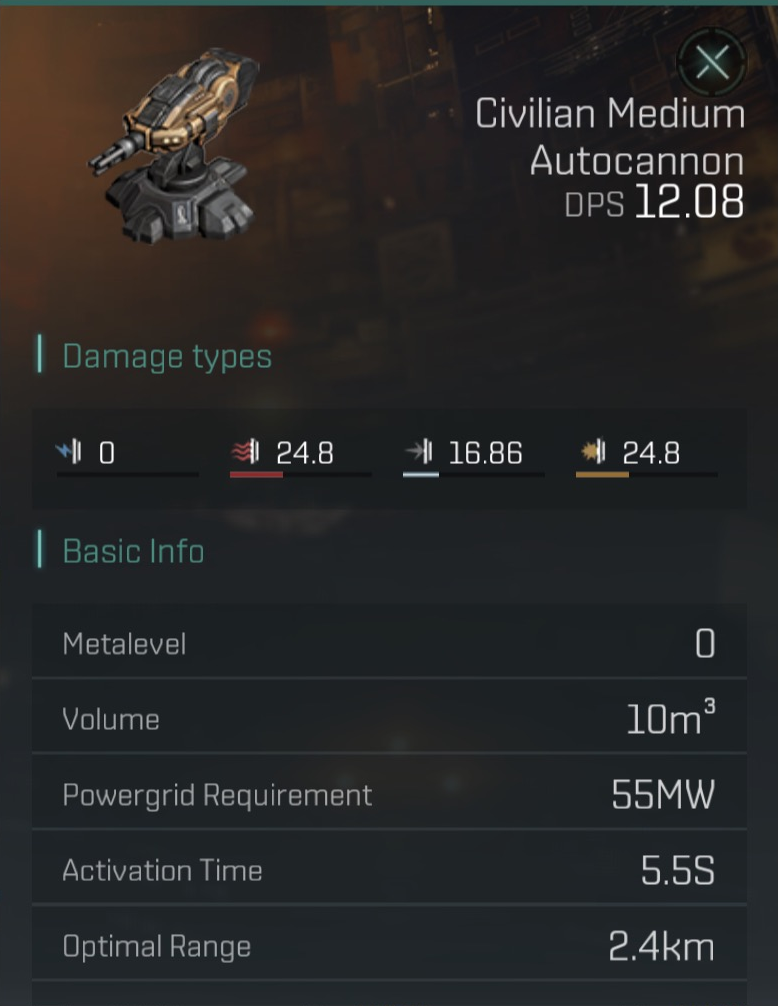 Civilian Medium Autocannon image