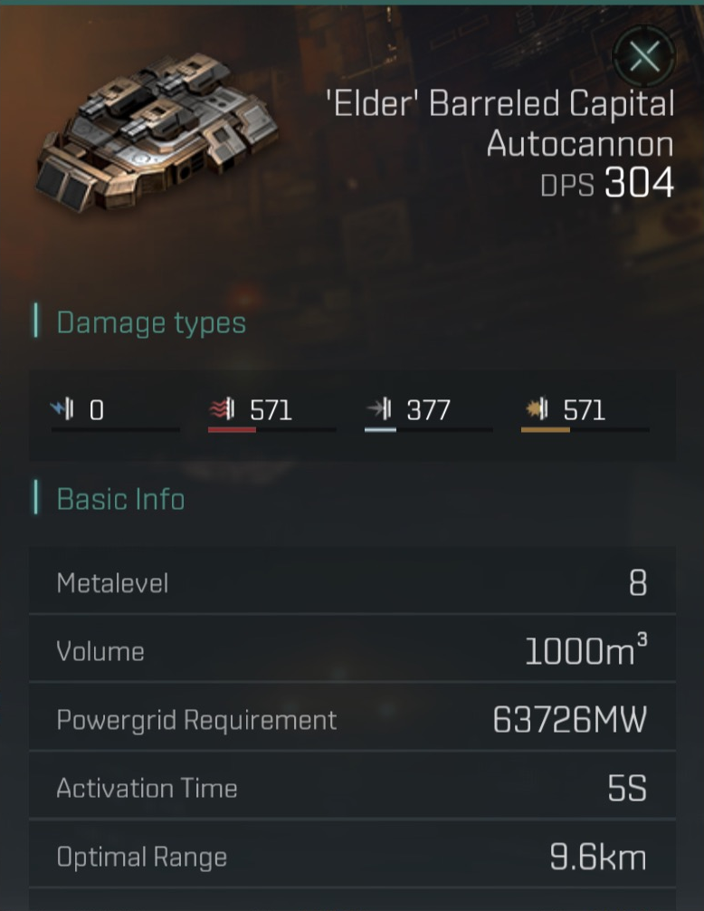 'Elder' Barreled Capital Autocannon image