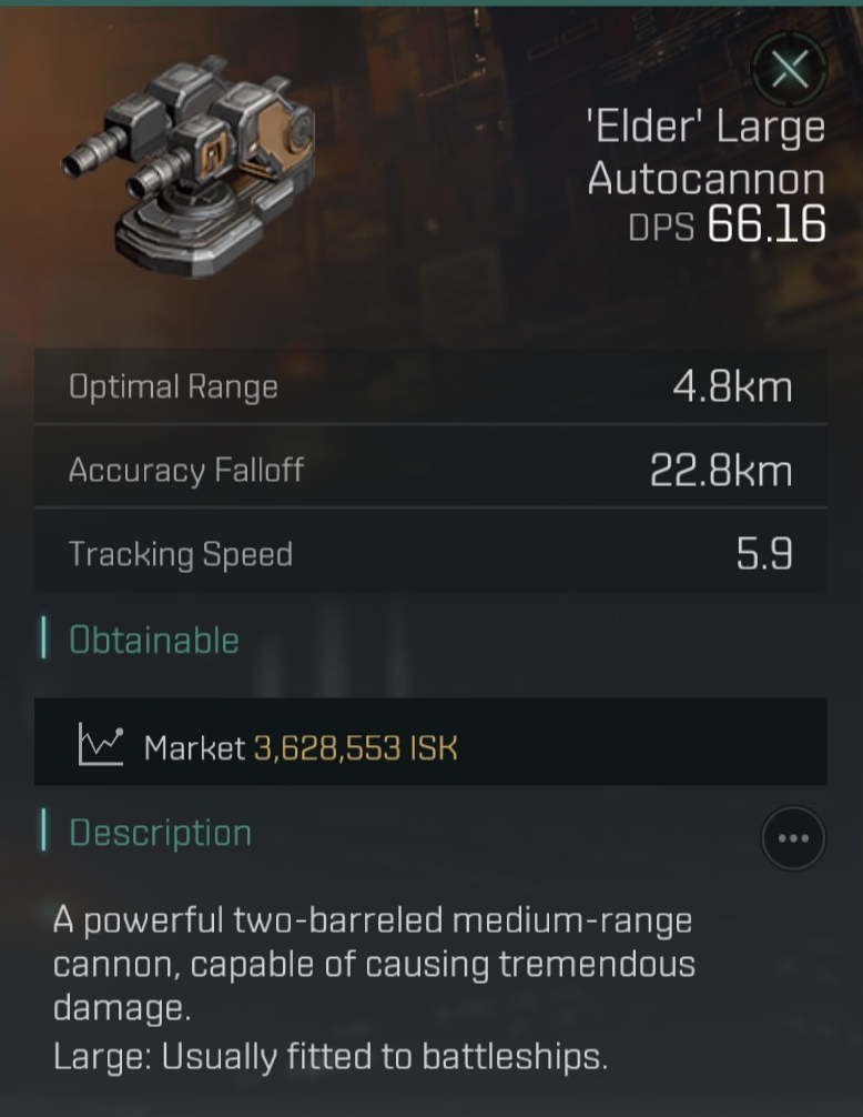'Elder' Large Autocannon image