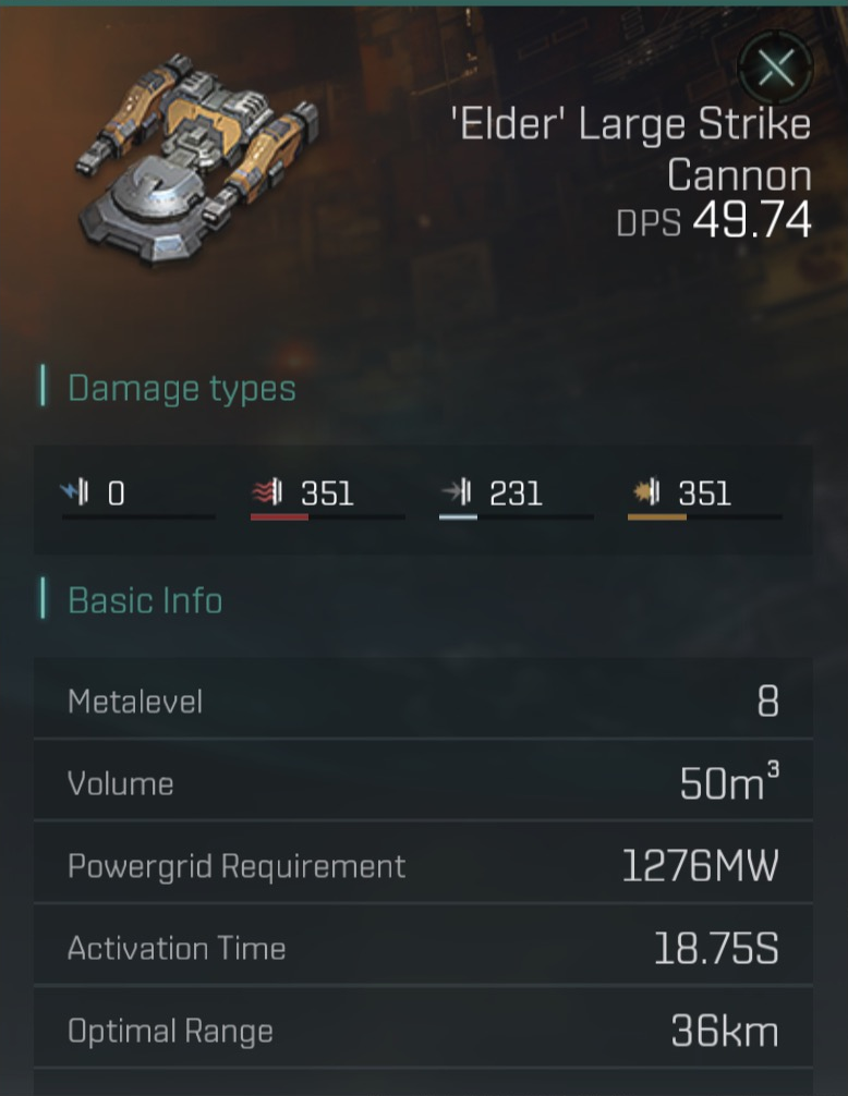 'Elder' Large Strike Cannon image