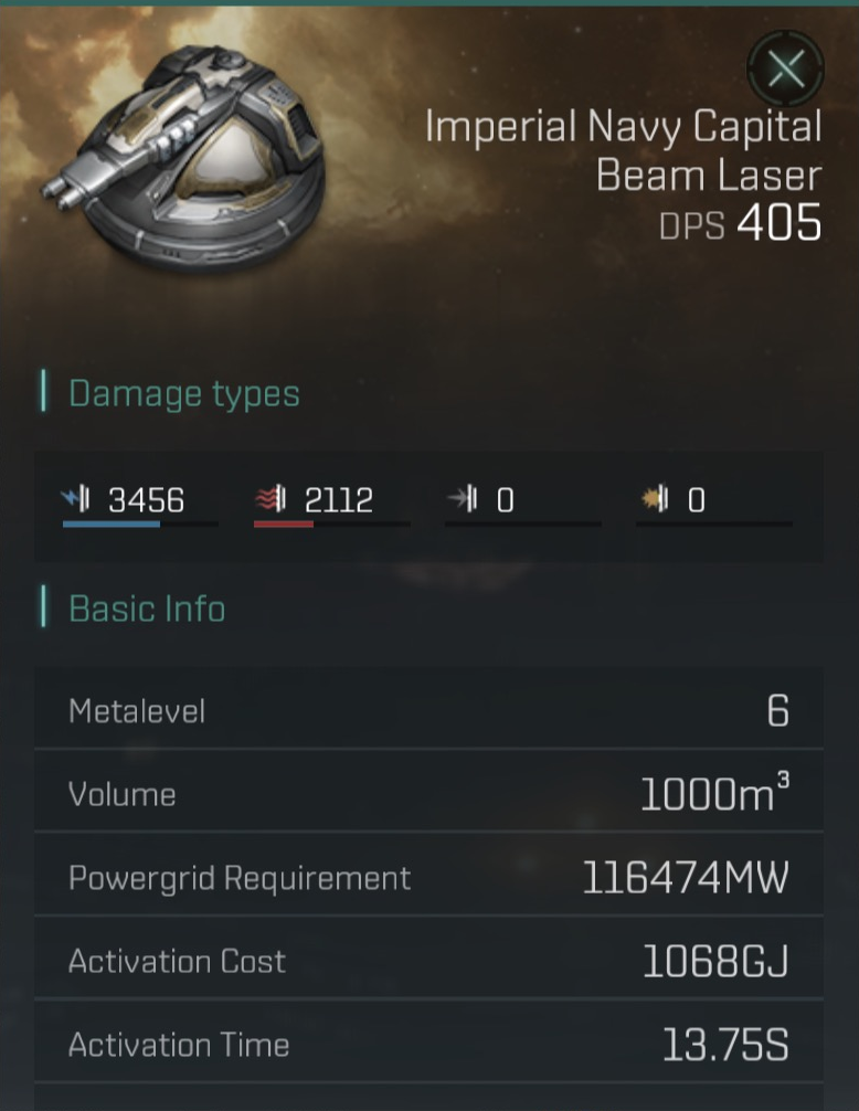 Imperial Navy Capital Beam Laser image