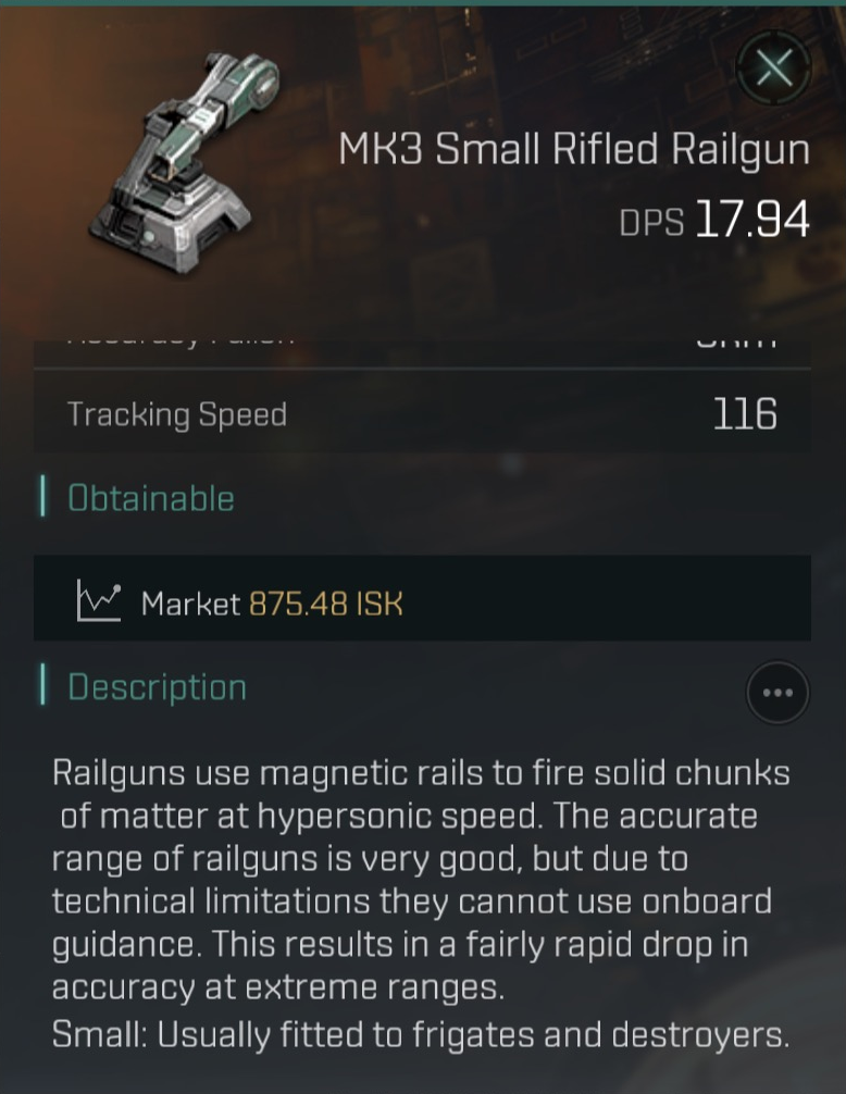 MK3 Small Rifled Railgun image