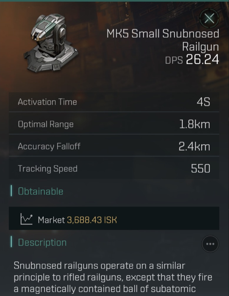 MK5 Small Snubnosed Railgun image