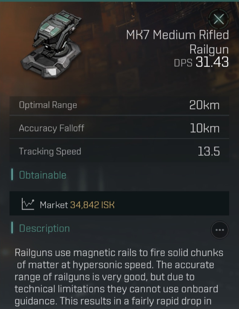 MK7 Medium Rifled Railgun image