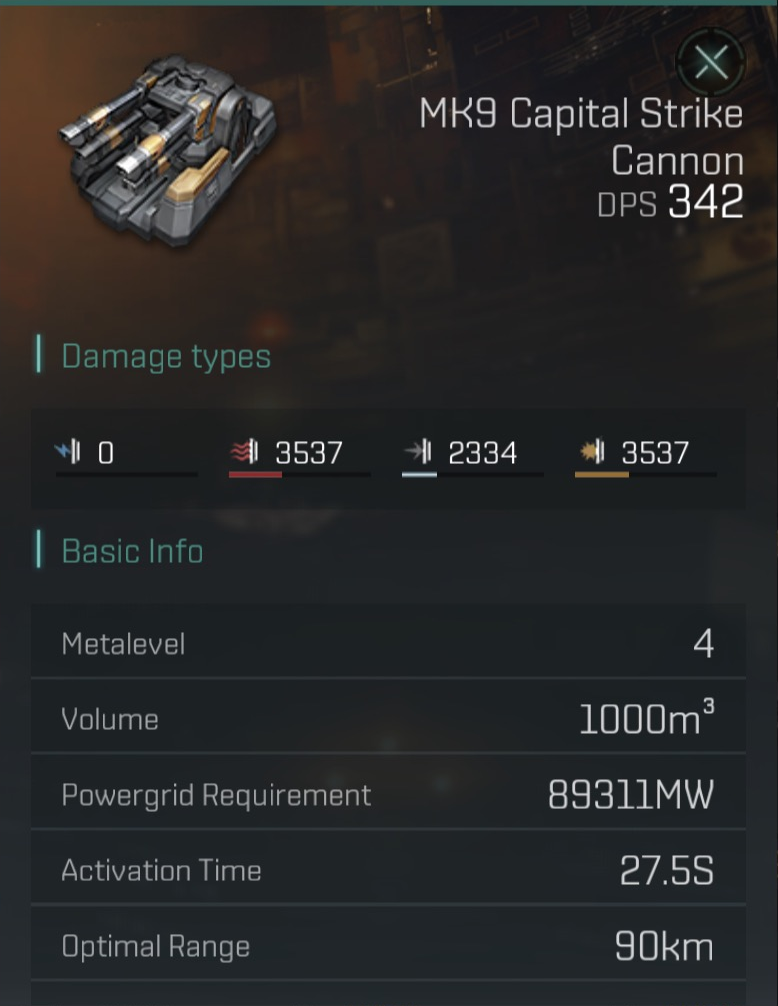 MK9 Capital Strike Cannon image