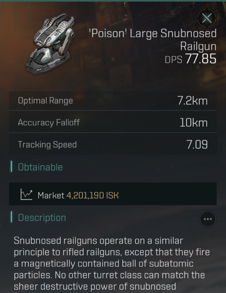'Poison' Large Snubnosed Railgun image