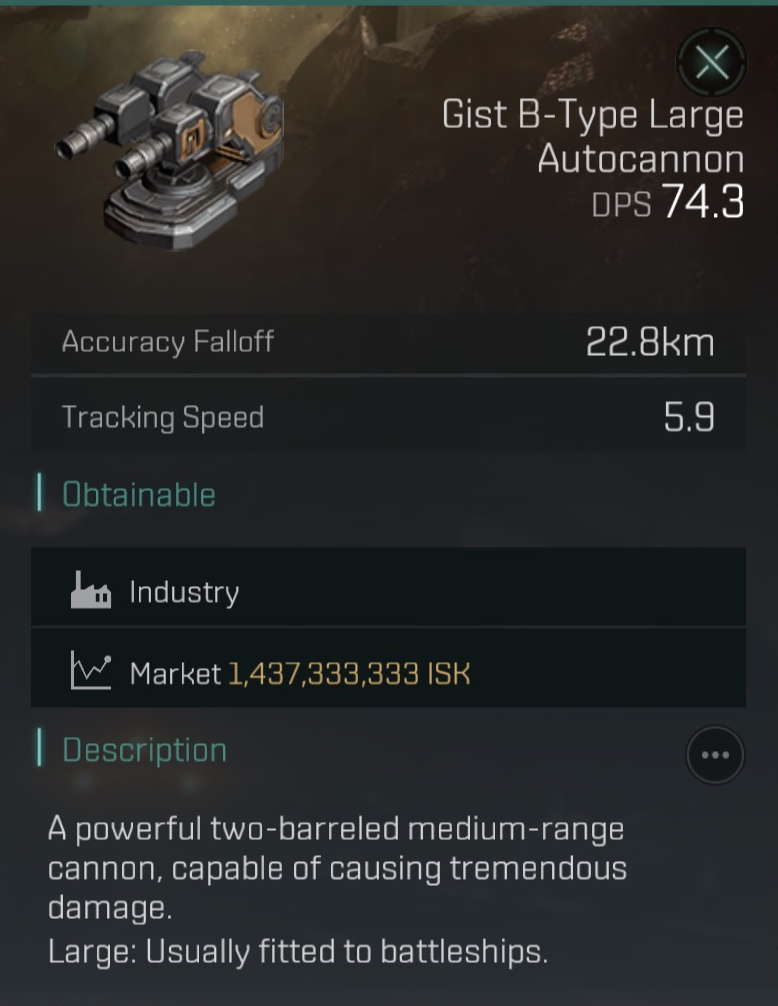 Gist B-Type Large Autocannon image