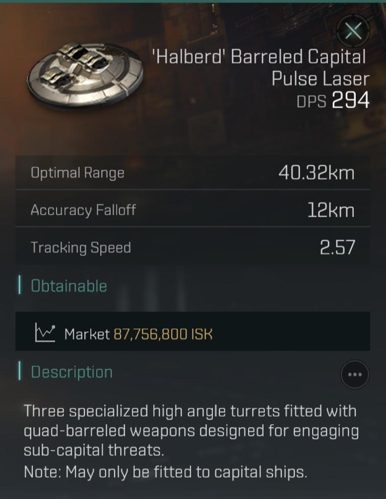 'Halberd' Barreled Capital Pulse Laser image